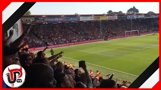 IBRAHIMOVIC CHANT AT BOURNEMOUTH AWAY AFTER DEBUT GOAL | MAN UNITED 3-1 BOURNEMOUTH