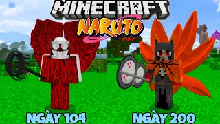 TÓM TẮT 200 NGÀY SINH TỒN MINECRAFT NARUTO TRỞ THÀNH HOKAGE