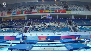 Uladzislau HANCHAROU (BLR) - 2021 European silver medallist, Trampoline