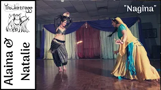 "Nagina" - Alaina & Natalie from Invoketress Dance Bollywood/Belly Dance fusion at Belly Blush 2017