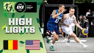 Belgium v USA | Men | Highlights | Crelan FIBA 3x3 World Cup 2022