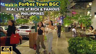 The RICH SIDE of the PHILIPPINES? | FORBES TOWN BGC Walk, Taguig city