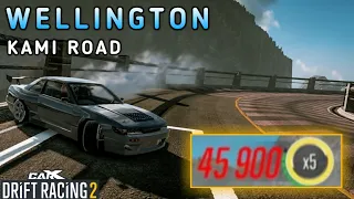 WELLINGTON (Nissan Silvia S13) 3.8L V6TT KAMI ROAD GAMEPLAY - CarX Drift Racing 2