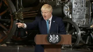 Watch again: Boris Johnson gives speech in Manchester