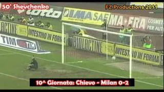 Road to Scudetto - 2003/2004 - Tutti i gol del Milan (girone di andata)