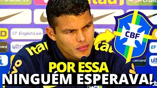 😱🔥SAIU AGORA! OLHA O QUE O CAPITÃO THIAGO SILVA DISSE APÓS ELIMINAÇÃONOTICIAS DA SELEÇÃO HOJE!