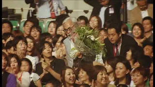 Hayao Miyazaki Surprises everyone on Joe Hisaishi's Studio Ghibli Concert