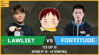 WC3 - TeD Cup 10 - LB Semifinal: [NE] LawLiet vs Fortitude [HU] (Ro 16 - Group A)