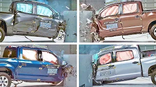 CRASH TEST Pickup Trucks (2023)– Toyota Tundra, Ford F150, RAM 1500, Nissan Titan