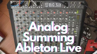 The Ultimate Guide to SSL Big Six Analog Summing in Ableton Live 10