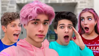 DYING MY HAIR PINK AND PRANKING MY FRIENDS!!