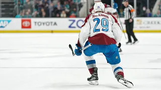 MacKinnon joins 100-point club with CLUTCH overtime finish!