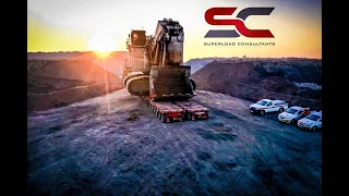 Komatsu PC8000 complete move - 1000 tons