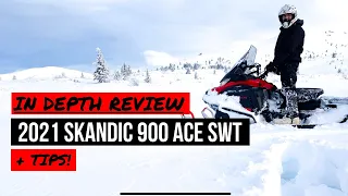 ski-doo skandic swt 900 ace 2021 | in depth review and tips #ski-doo #swt #900ace