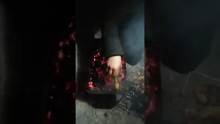 Русские жарят шашлык