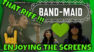 BAND-MAID / FREEDOM (Feb. 14th, 2020) | METTAL MAFFIA REACTION | LVT AND JAY JAY (FROM VAULT)