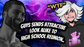 Guys Sends Attractive Look Alike to High School Reunion..