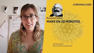 Selectividad :Marx en 20 minutos (preparación EVAU). Ideas más importantes.