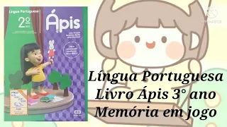 Memória em jogo Livro Ápis Língua Portuguesa