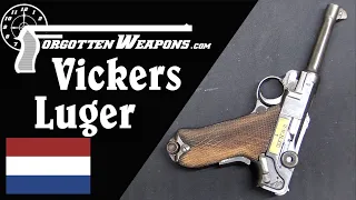 Vickers Ltd Luger Pistols for the Dutch East Indies