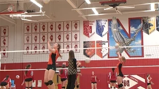 Wheaton Warrenville South vs. Naperville Central Girls Volleyball, October 7, 2014