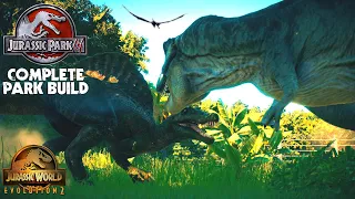 Jurassic Park 3 in Jurassic World Evolution 2! | Complete Park Build!