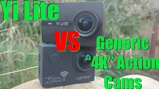 The Yi Lite action camera - better than the "no-name" action cams? Head to Head comparisons.