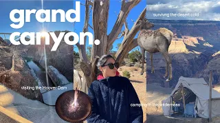 grand canyon 🏜️ travel vlog, road trip, hoover dam, camping in the desert, 그랜드 캐년 여행 브이로그, 사막 캠핑,후버댐