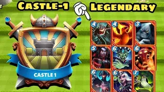 TROLLING OPPONENT'S IN CASTLE-1 WITH ALL LEGENDARIED IN ONE DECK! Castle Crush