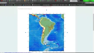 Increasing Earthquake activity South America region. West Coast update. Sunday 8/21/2022