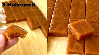 How to Make Caramel Candy at Home Great Taste with Only 3 Ingredients🤭