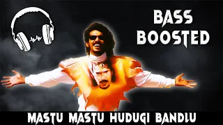 Mastu Mastu Hudugi Bandlu | Bass Boosted | Upendra