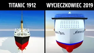 Titanic vs nowoczesne statki wycieczkowe