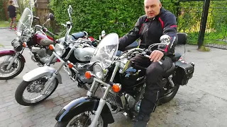 Honda Shadow 125 vs Suzuki Intruder 125  vs Yamaha Virago 125 porównanie. Motorcycle comparison