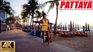 [4K] Pattaya Walk , Terminal 21, Soi 6, 2nd Road, Beach Road, Soi Buakhao, Soi Diana, Soi Lengkee