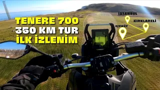 Tenere 700 ile 350 km İstanbul Kırklareli Kıyıköy Turu #tenere700