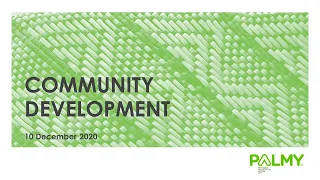 Community Development  Committee (Extraordinary) | 10 November 2020