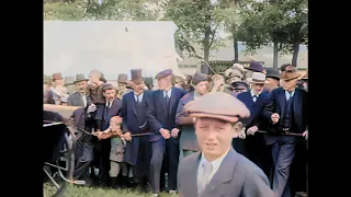 Stadsgezichten van Enkhuizen rond 1920 in kleur! Enkhuizen in color! [AI enhanced & colorized]