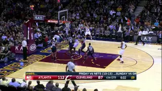 Joe Harris Highlights Hawks vs. Cavaliers 12.17.2014 - 3 Points