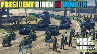 GTA 5 | President Biden Motorcade in London | President Motorcade | Game Loverz