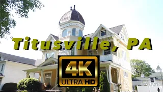 【4K】Titusville, PA -  Day Walk