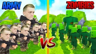 Нападения ЗОМБИ vs АРМИЯ FFGTV Кто СИЛЬНЕЕ? СИМУЛЯТОР ВЫЖИВАНИЯ в ROBLOX