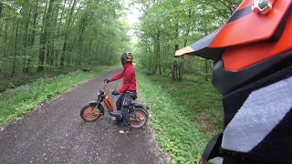 Angry Forester chase / Fail / Pfosten Riders / Mofa / Enduro