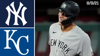 New York Yankees @ Kansas City Royals | Game Highlights | 8/9/21