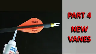 Ranch Fairy Process Part 4: Installing Vanes/Fletchings on Arrows