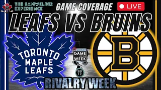 Toronto Maple Leafs vs Boston Bruins LIVE STREAM NHL Game Audio | Leafs Live Gamecast