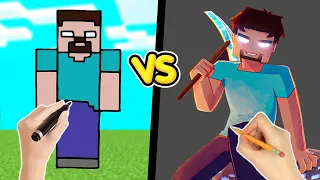 KTO RYSUJE LEPIEJ w MINECRAFT! PALION vs WOJAN