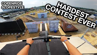 CRAZY MTB SLOPESTYLE COURSE - HARDEST CONTEST I'VE EVER RIDDEN!