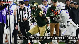 Dallin Holker on WWL: Saints offense felt like the perfect fit for the UDFA tight end