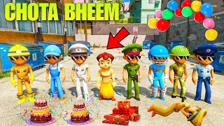 Shinchan Playing Hide And Seek With Colourful Little Singham And Chota Bheem || Gta 5 Gameplay